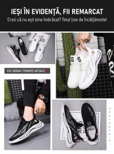 Pantofi Sport "SuperFashion HTMS-15 Black" - Img 13