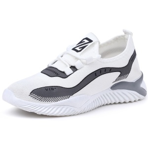 Pantofi Sport "SuperFashion HTMS-222 White Gray" - Img 2