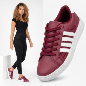 Pantofi Sport ''Veer Fashion F1825-4 Wine Red''