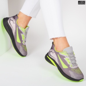 Pantofi Sport ''WE Fashion 390-2 Grey Green'' - Img 4