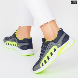 Pantofi Sport ''WE Fashion 391-2 Blue Green'' - Img 7