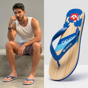 Papuci "Aierda 51A Blue''