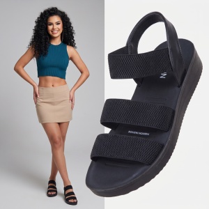 Sandale ''YiYi ZX-131 Black''