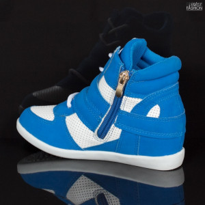 sneakers fete din material textil