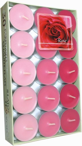Lumânări pastilă parfumate - trandafir p30-xx