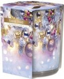 Lumanare parfumata in pahar imprimat SN72S-Christmas time