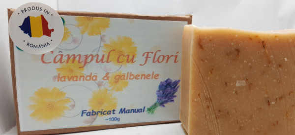 Sapun 100% Natural "Campul cu flori"