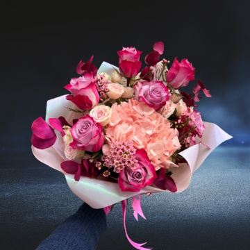 Buchet flori "Deep Purple" - Img 2