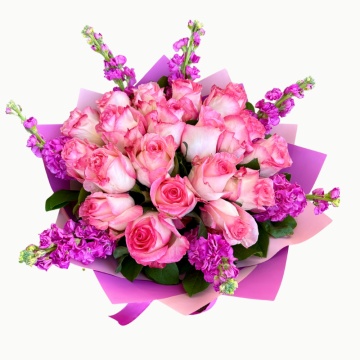 Buchet de flori „Armonie in Roz” - Img 2