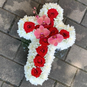 Cruce funerara "Simplu omagiu"