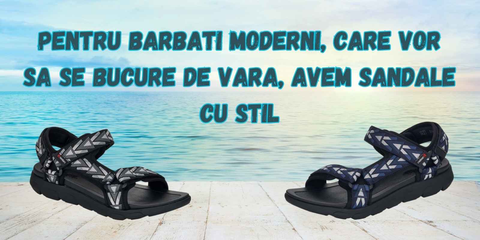 Pentru barbati moderni, care vor sa se bucure de vara, avem sandale cu stil