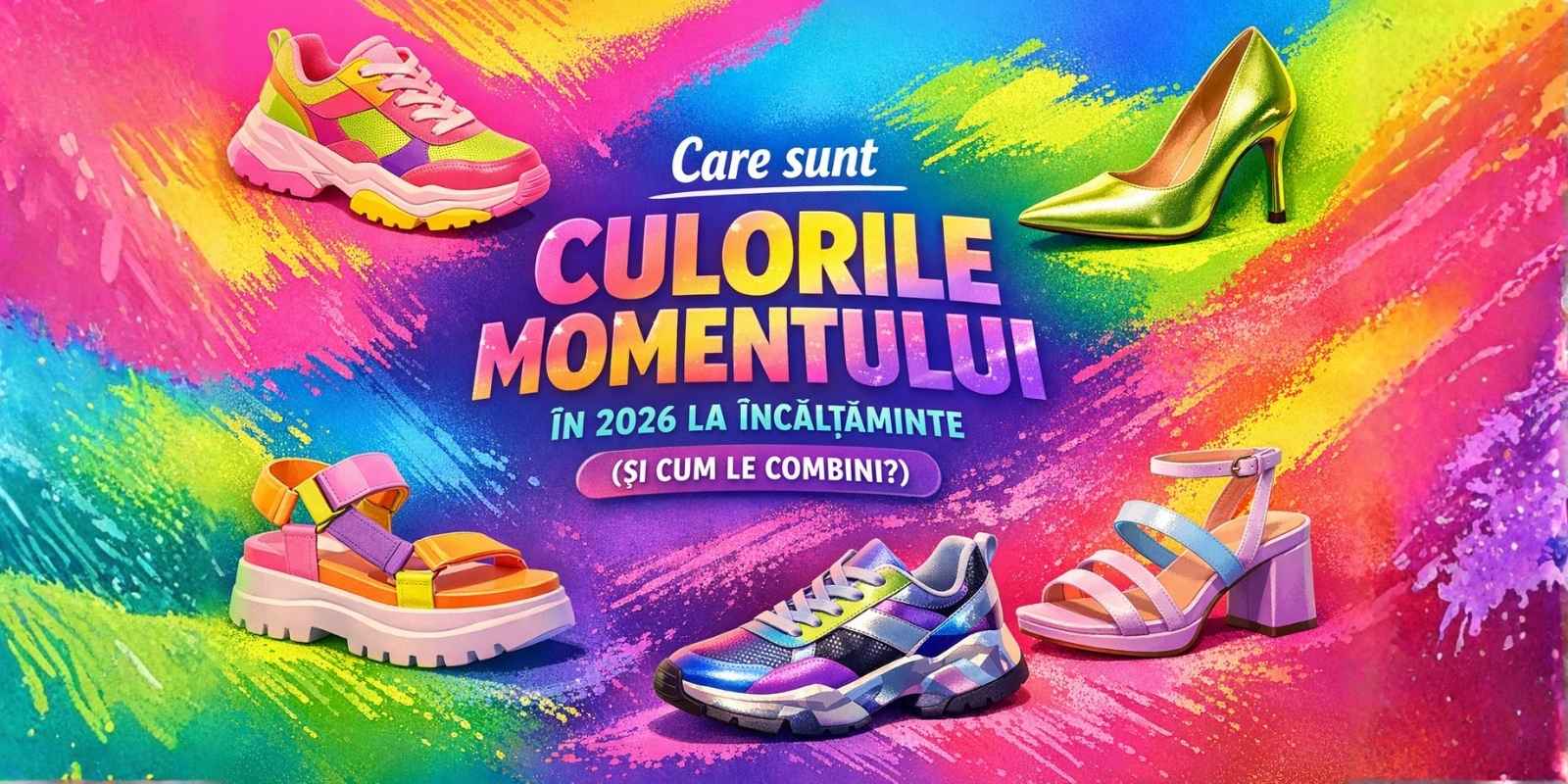 Care sunt culorile momentului in 2026 la incaltaminte (si cum le combini)?