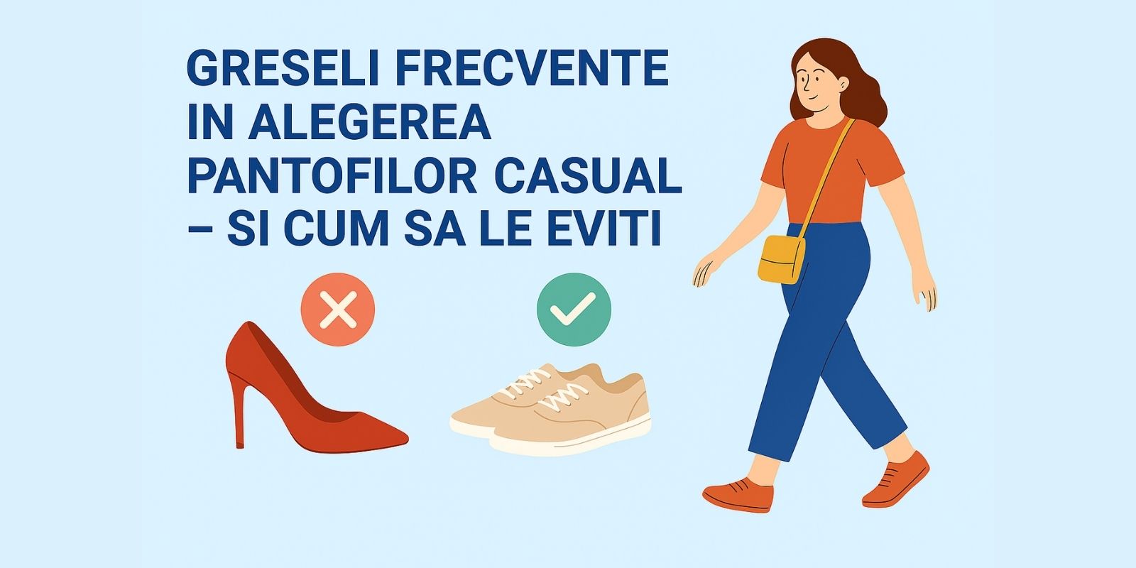 Greseli frecvente in alegerea pantofilor casual - si cum sa le eviti