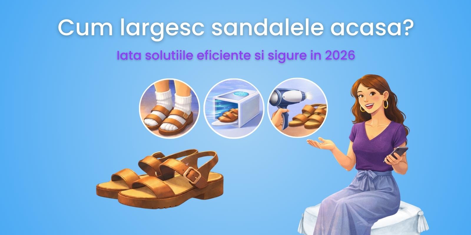 Cum largesc sandalele acasa? Iata solutiile eficiente si sigure in 2026