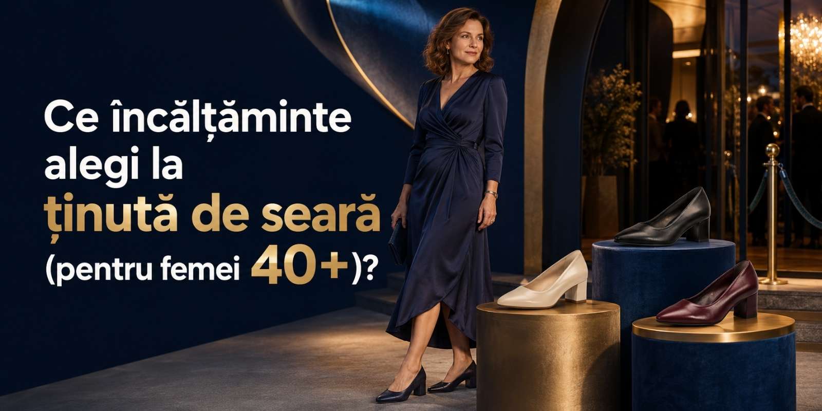 Ce incaltaminte alegi la tinuta de seara (pentru femei 40+)?