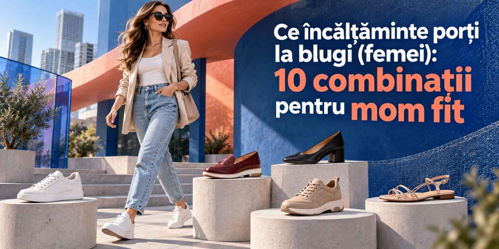 Ce incaltaminte porti la blugi (femei): 10 combinatii pentru mom fit