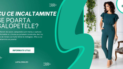 Cu ce incaltaminte se poarta salopetele?