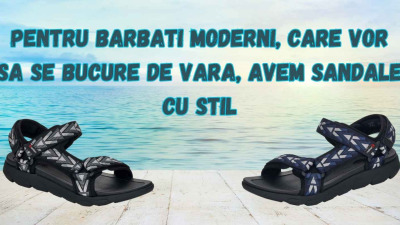 Pentru barbati moderni, care vor sa se bucure de vara, avem sandale cu stil