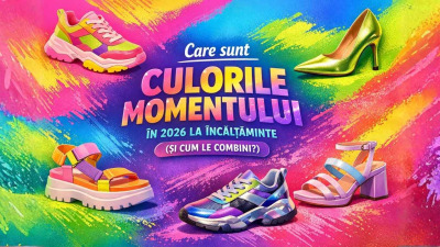 Care sunt culorile momentului in 2026 la incaltaminte (si cum le combini)?