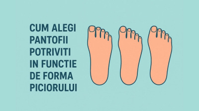 Cum alegi pantofii potriviti in functie de forma piciorului