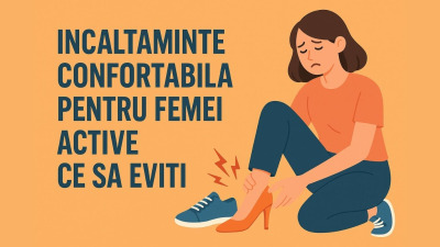 Incaltaminte confortabila pentru femei active - ce sa eviti
