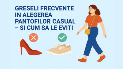 Greseli frecvente in alegerea pantofilor casual - si cum sa le eviti