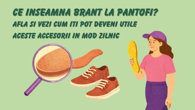 Ce inseamna brant la pantofi? Afla si vezi cum iti pot deveni utile aceste accesorii in mod zilnic