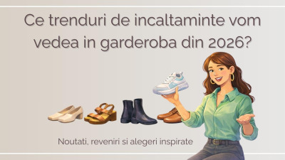 Ce trenduri de incaltaminte vom vedea in garderoba din 2026? Noutati, reveniri si alegeri inspirate