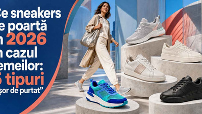 Ce sneakers se poarta in 2026 in cazul femeilor: 5 tipuri „usor de purtat”