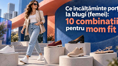 Ce incaltaminte porti la blugi (femei): 10 combinatii pentru mom fit
