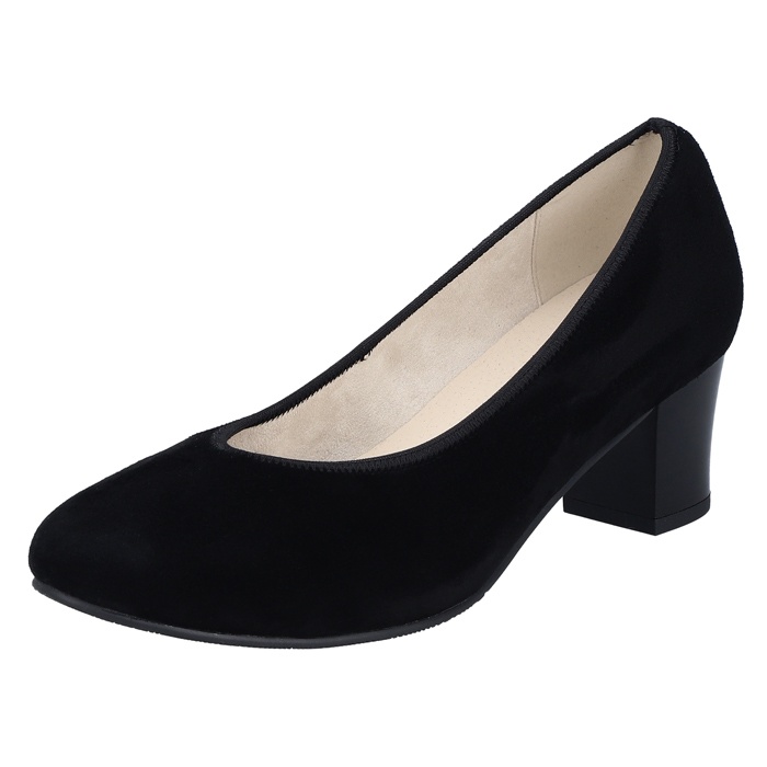 Pantofi dama, Rieker, 44650-03-Negru, casual, piele intoarsa, cu