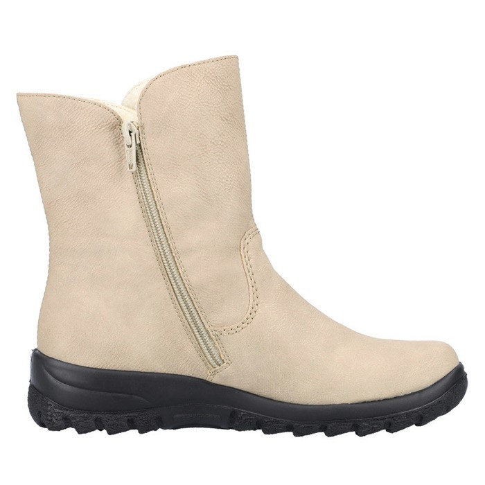 Ghete dama, Rieker, Z7172-62-Bej, casual, piele ecologica