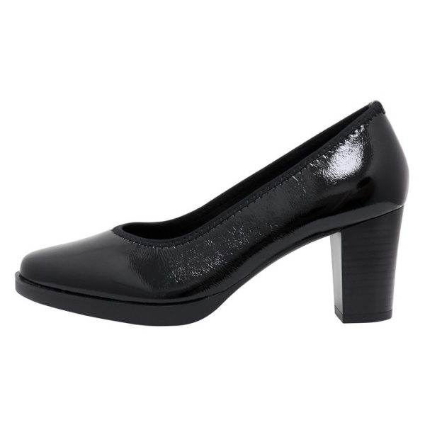Pantofi dama, Karisma, X4X430022A-01-L-Negru, elegant, piele naturala, cu toc, negru