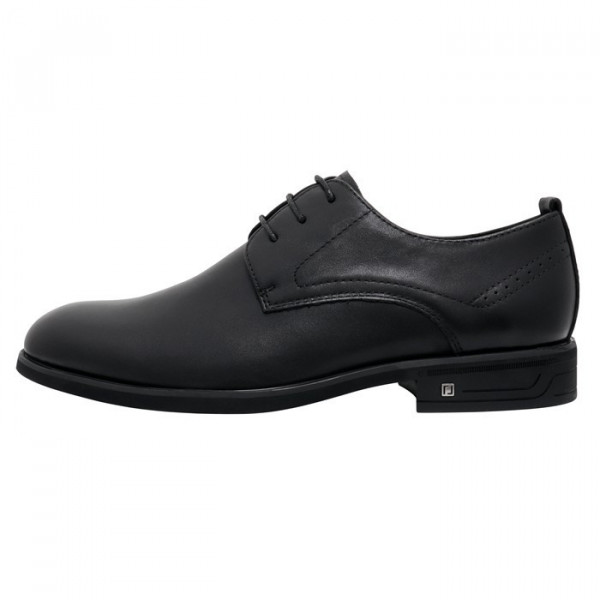 Pantofi barbati, Otter, E6E620006A-01-N-Negru, elegant, piele naturala, cu toc, negru