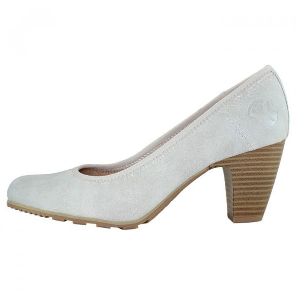 Pantofi dama s.Oliver 5-22404-22-210-Gri casual piele ecologica cu toc gri