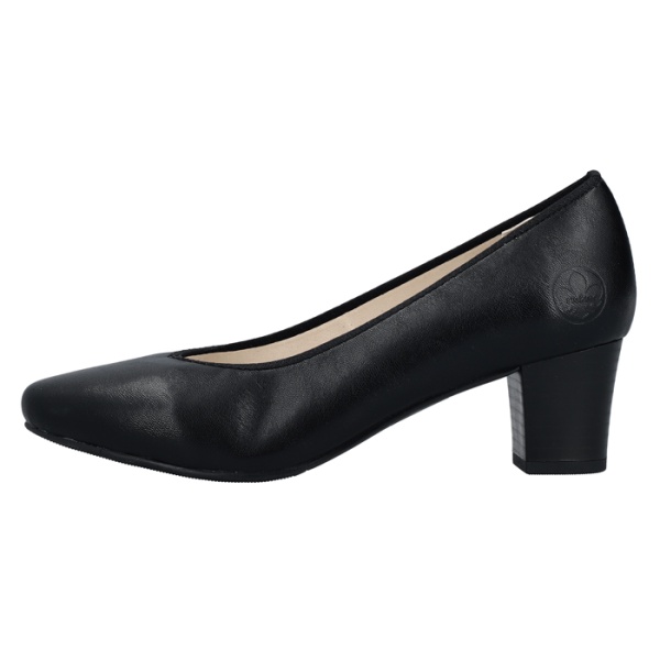 Pantofi dama, Rieker, 44650-01-Negru, casual, piele ecologica, cu