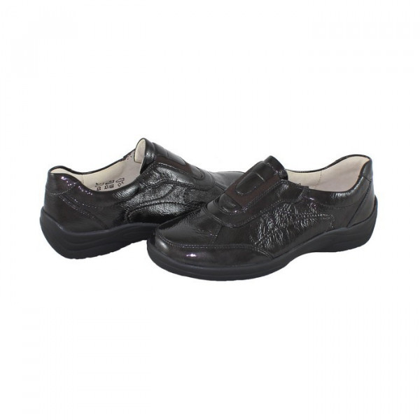 Pantofi dama, Waldlaufer, 312502-143-216-Hesna-Maro, casual, piele naturala, cu talpa joasa, maro