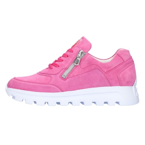 Pantofi dama, Waldlaufer, 993003-195-233-H-Ajala-Fuchsia, sport, piele intoarsa, cu talpa groasa, fuchsia