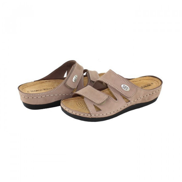 Papuci dama Marco Tozzi 2-27512-26-341-Maro casual piele naturala cu platforma maro