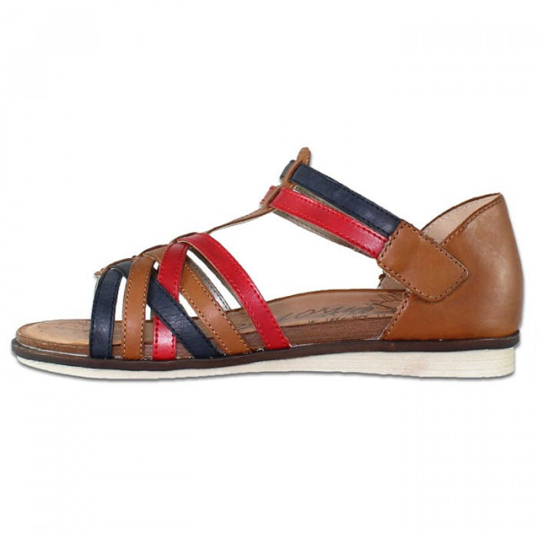 Sandale dama Remonte R2756-23-Maro casual piele naturala cu talpa joasa maro