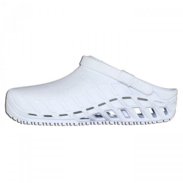 Saboti, Scholl, Clog-Evo-F26563-1065-Alb, profesionali, sintetic, autoclavabil, ortopedici, cu platforma, alb