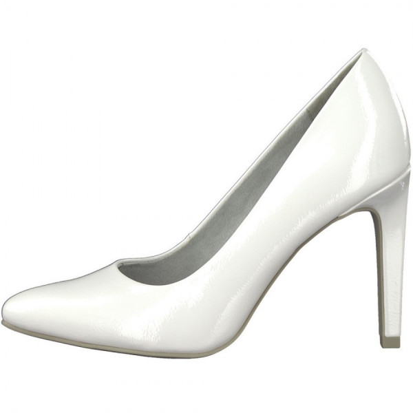 Pantofi dama, Marco Tozzi, 2-22415-20-123-Alb, elegant, piele ecologica, cu toc, alb