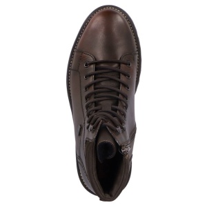 Ghete barbati Rieker 30420-25-Maro casual piele naturala impermeabil imblanite cu toc maro