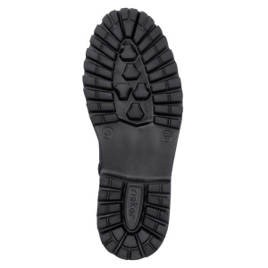 Ghete barbati Rieker 30440-45-Gri casual piele ecologica impermeabil imblanite cu toc gri