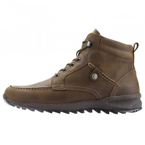Ghete barbati, Waldlaufer, 388801-200-822-Helle-Maro, casual, piele naturala, imblanite, cu talpa groasa, maro
