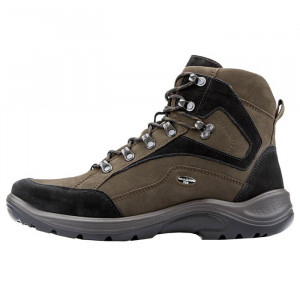 Ghete barbati, Waldlaufer, 415900-950-742-Hayo-Maro, casual, piele naturala, impermeabil, cu talpa groasa, maro