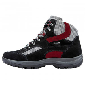 Ghete dama Waldlaufer 471900-452-583-Holly-Negru sport piele naturala impermeabil cu talpa joasa negru