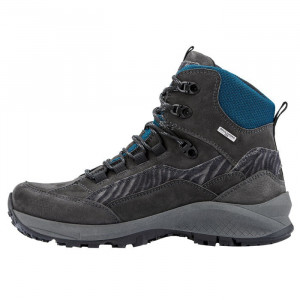 Ghete dama Waldlaufer 949977-400-052-H-Emma-Gri sport piele naturala impermeabil cu talpa joasa gri