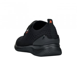 Pantofi barbati Rieker 07402-00-Negru sport textil cu talpa joasa negru