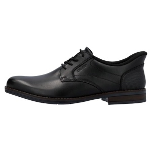 Pantofi barbati, Rieker, 10353-00-Negru, casual, piele naturala, cu toc, negru